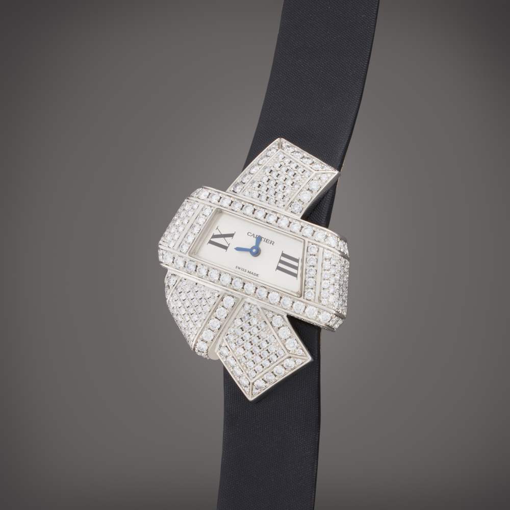 Cartier Reference 3080 Libre | A white gold and diamond-set wristwatch, Circa 2005