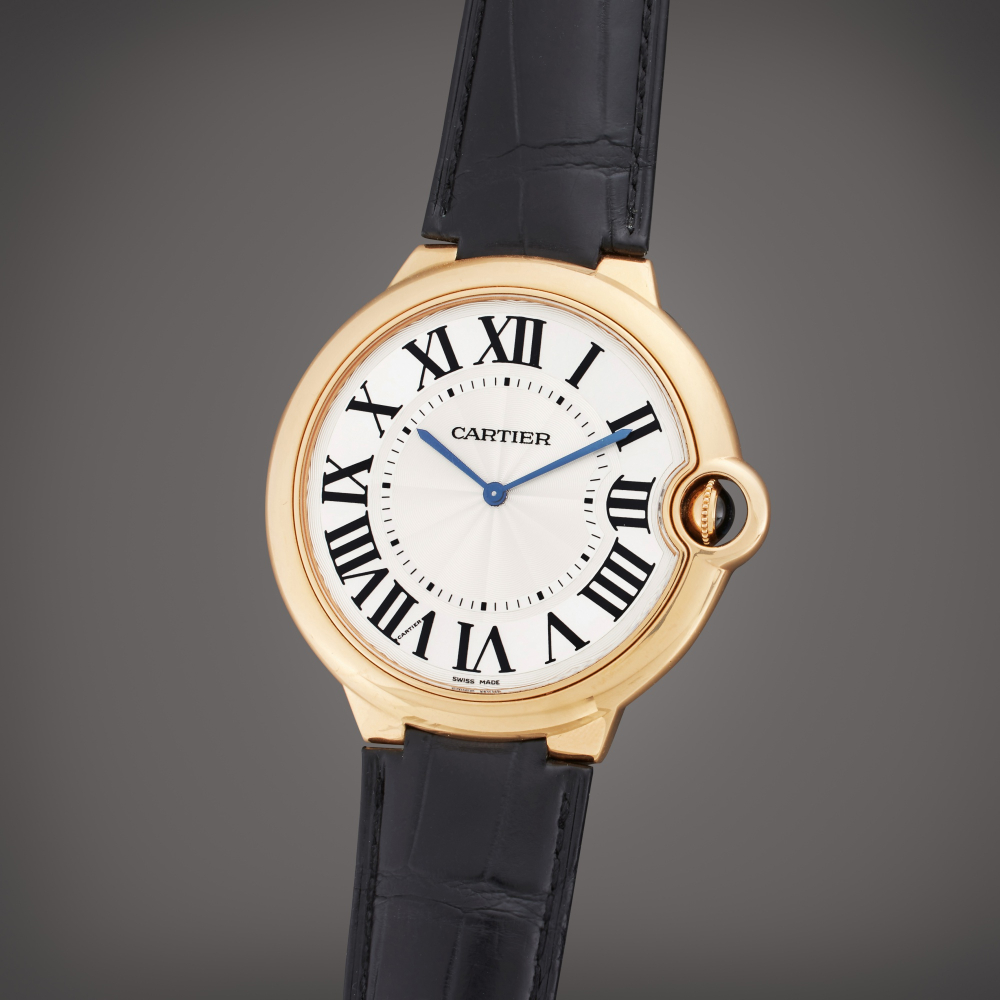 Cartier Reference 3376 Ballon Bleu | A pink gold wristwatch, Circa 2022