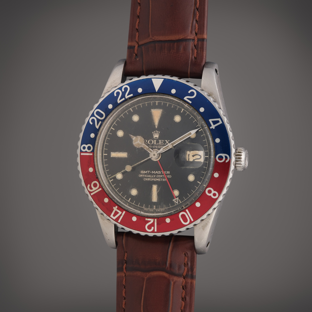 Rolex Reference 6542 GMT-Master | A stainless steel automatic dual time wristwatch with date, Circa 1959