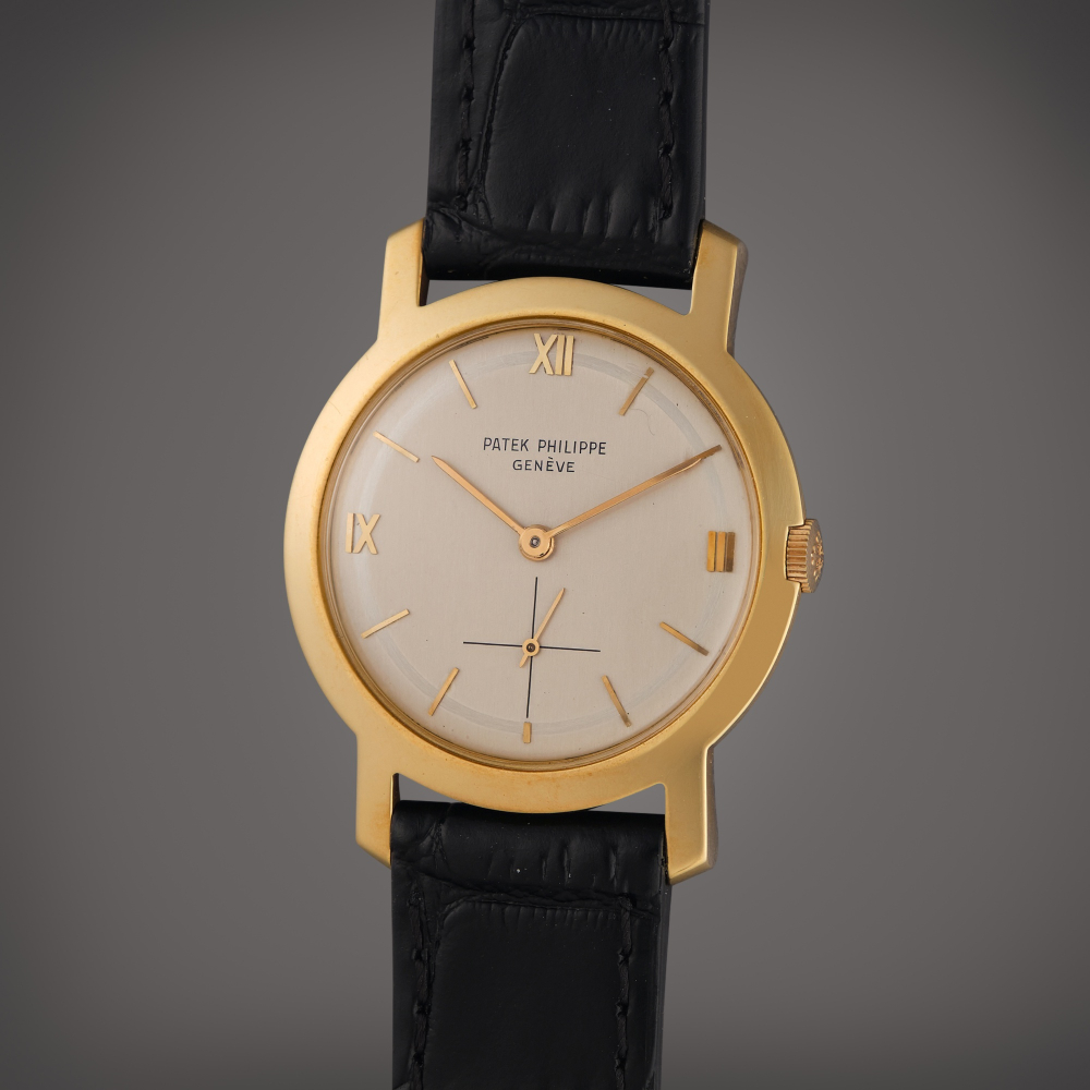 Patek Philippe Reference 2506/1 Calatrava | A yellow gold wristwatch, Circa 1955