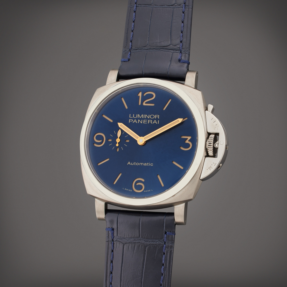 Panerai Reference PAM 00729 Luminor | A limited edition titanium automatic wristwatch, Circa 2021