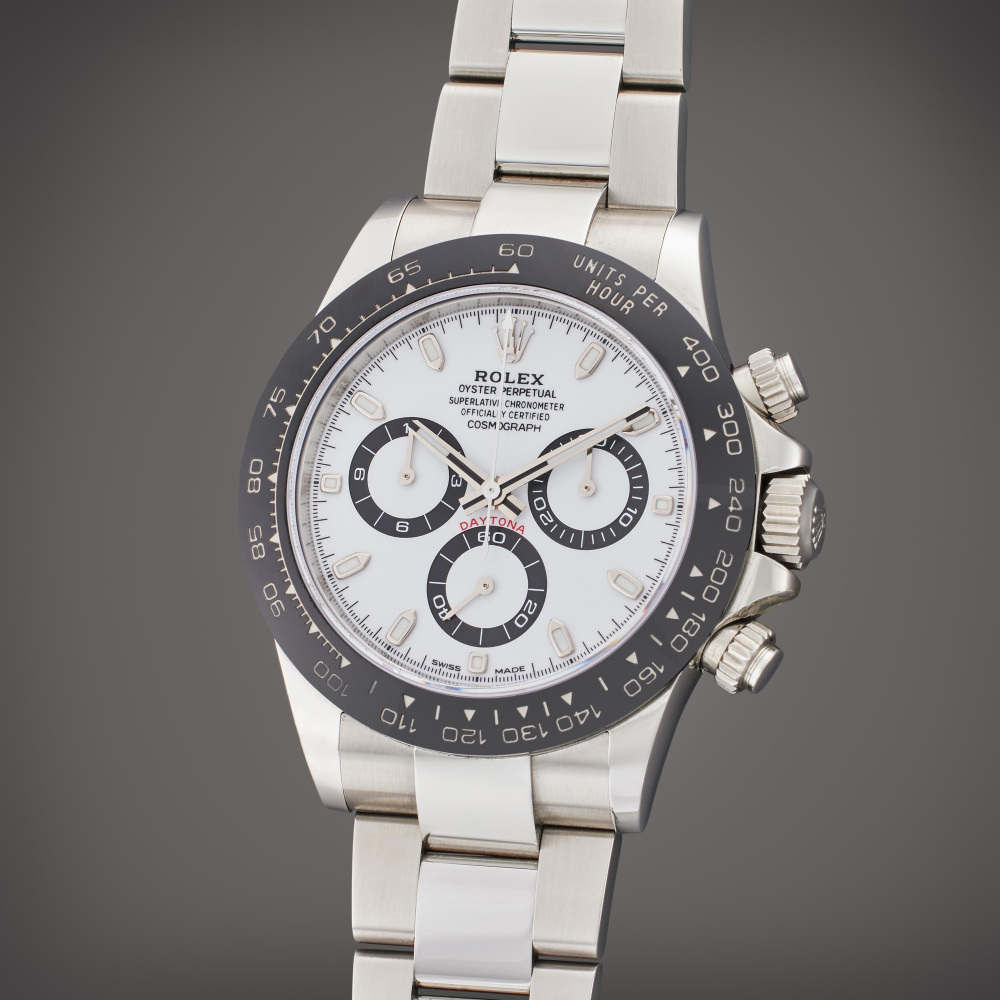 Rolex Reference 116500LN Daytona | A stainless steel automatic chronograph wristwatch with bracelet, Circa 2019