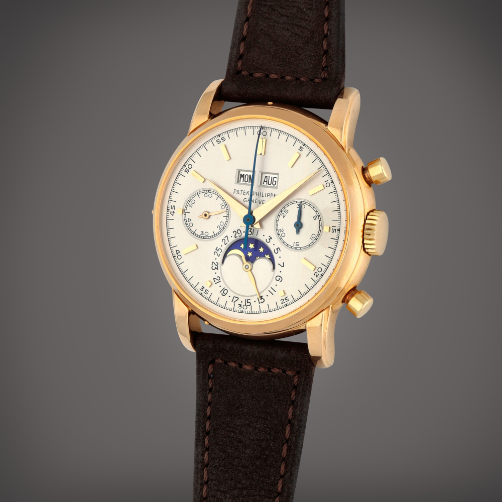 Patek Philippe Reference 2499 '3rd Series' | A yellow gold perpetual calendar chronograph wristwatch with moon phases, Made in 1977