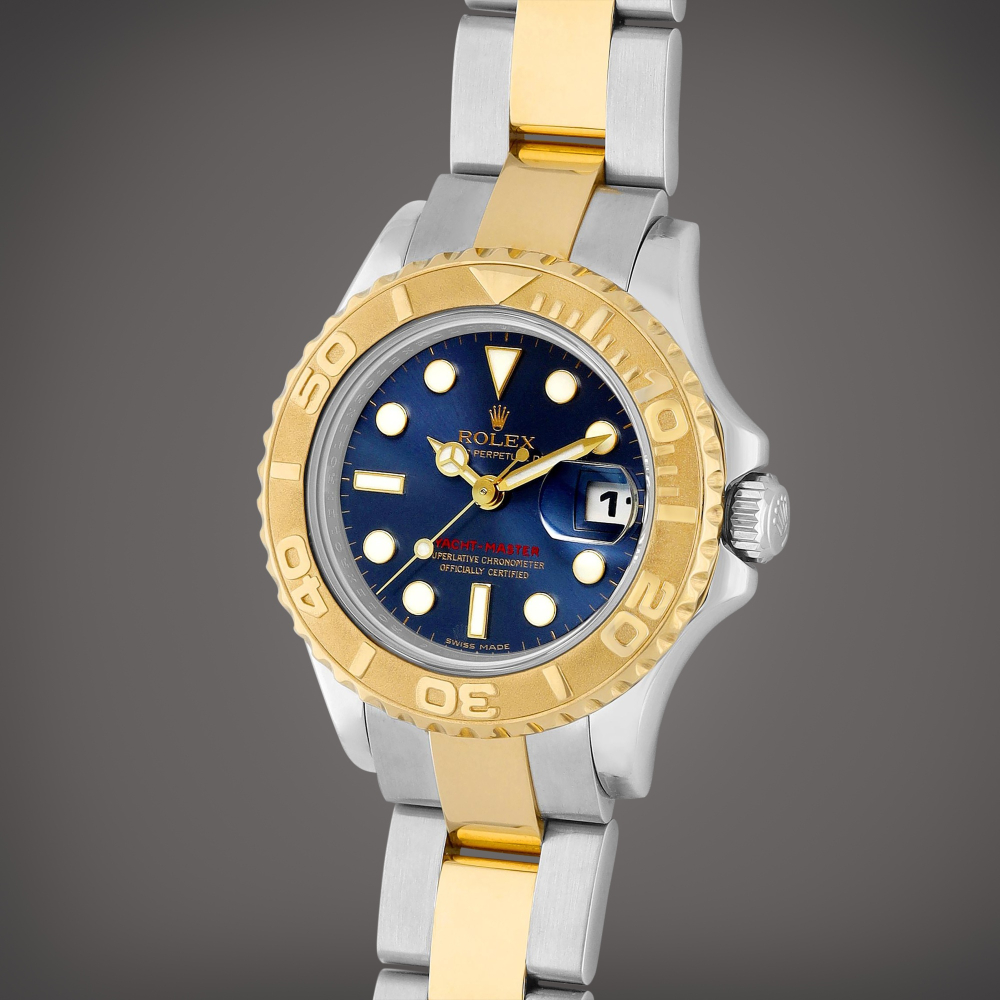 Rolex Reference 169623 Yacht-Master | A stainless steel and yellow gold automatic wristwatch with date and bracelet, Circa 2005