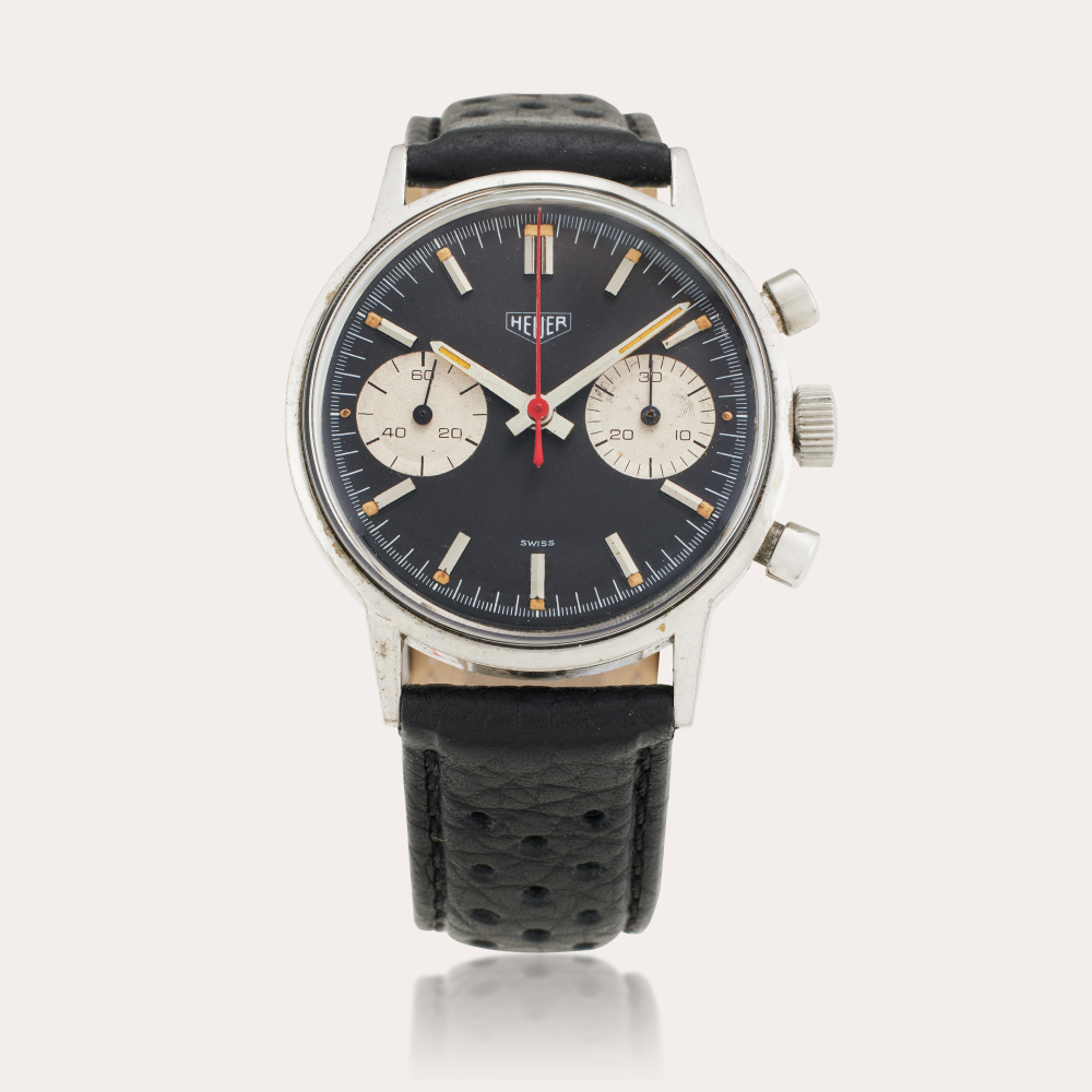 HEUER CHAMPIONS Heuer Reference 73321 | A stainless steel chronograph wristwatch, Circa 1970