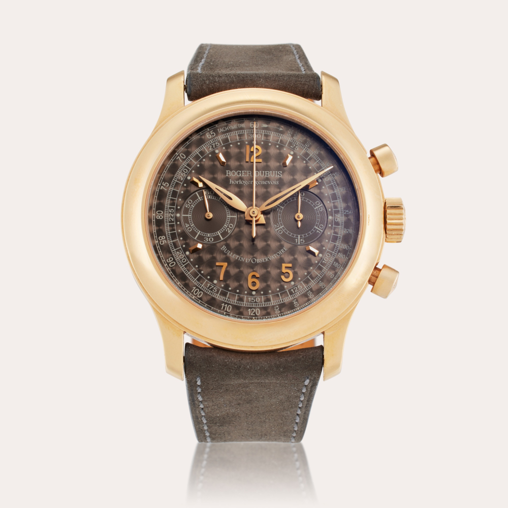 Roger Dubuis Reference H40 560 | A pink gold chronograph wristwatch, Circa 2000