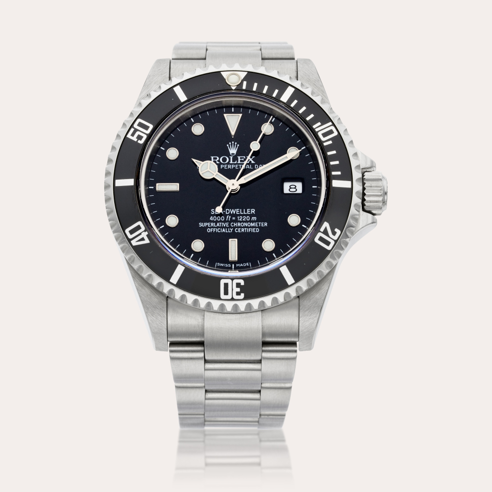 Rolex Reference 16600 T Sea-Dweller | A stainless steel automatic wristwatch with date and bracelet, Circa 2008
