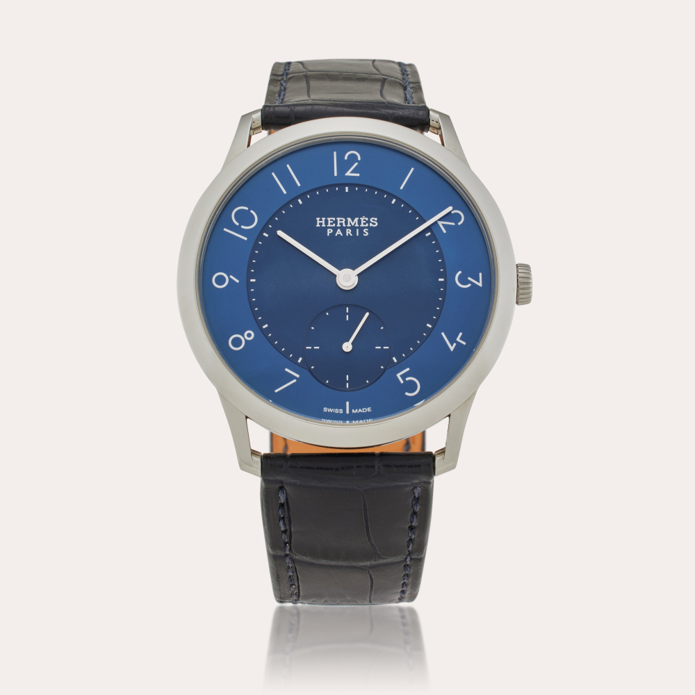 Hermès Reference CA2.810 Slim d’Hermès | A stainless steel automatic wristwatch, Circa 2018