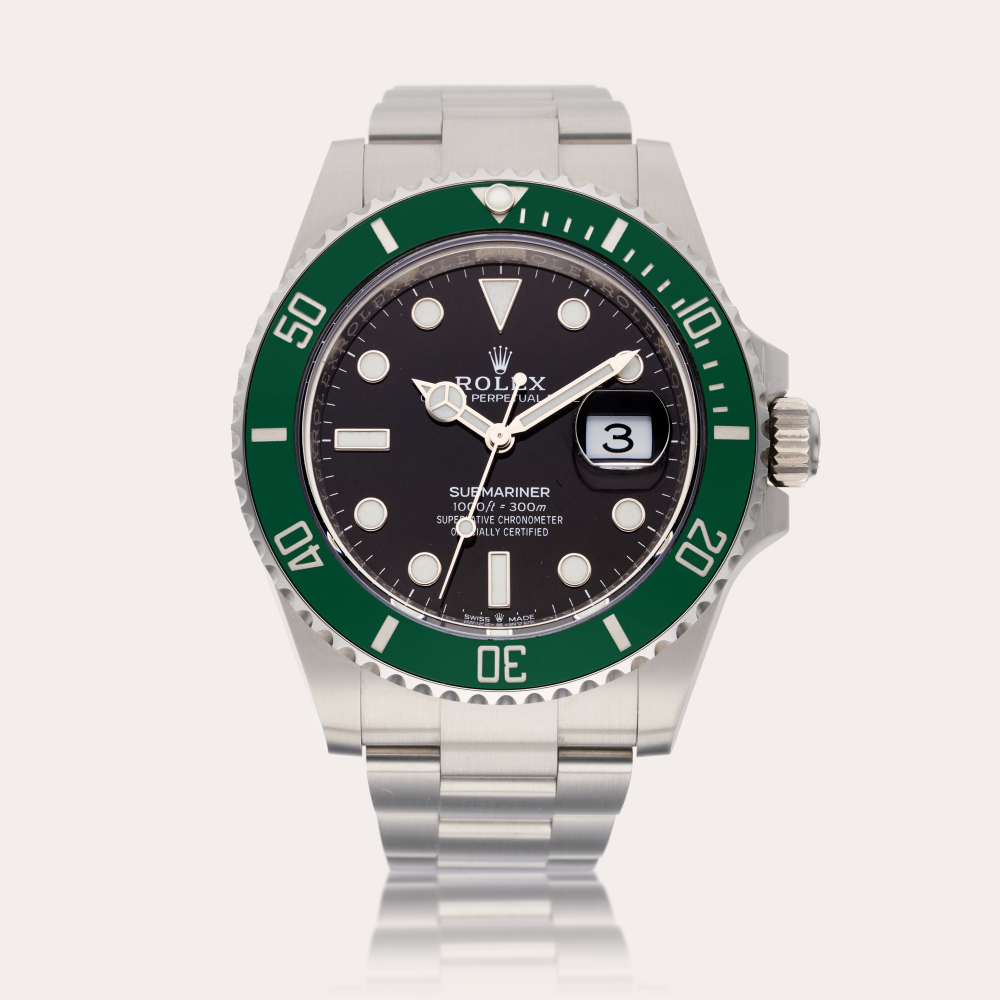 Rolex Reference 126610LV Submariner ‘Starbucks’ | A stainless steel automatic wristwatch with date and bracelet, Circa 2023