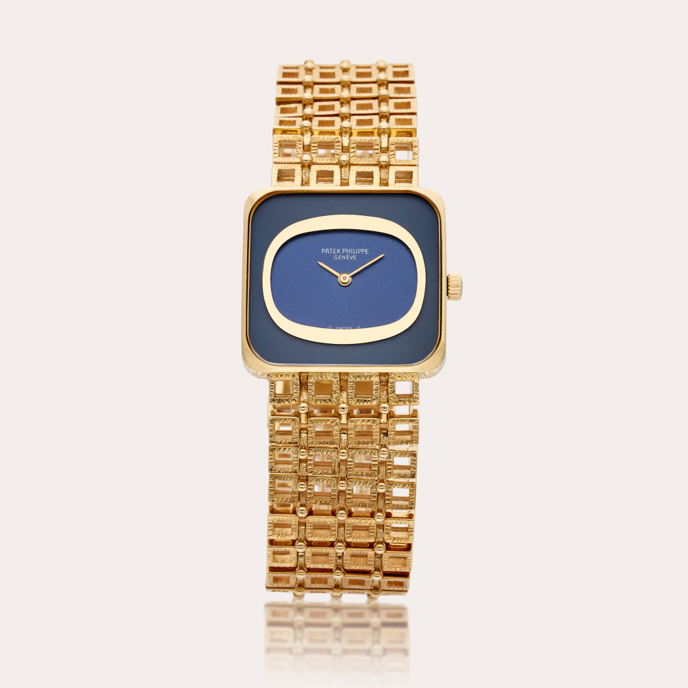 Patek Philippe Reference 4183/1 | A yellow gold square bracelet watch, Circa 1975