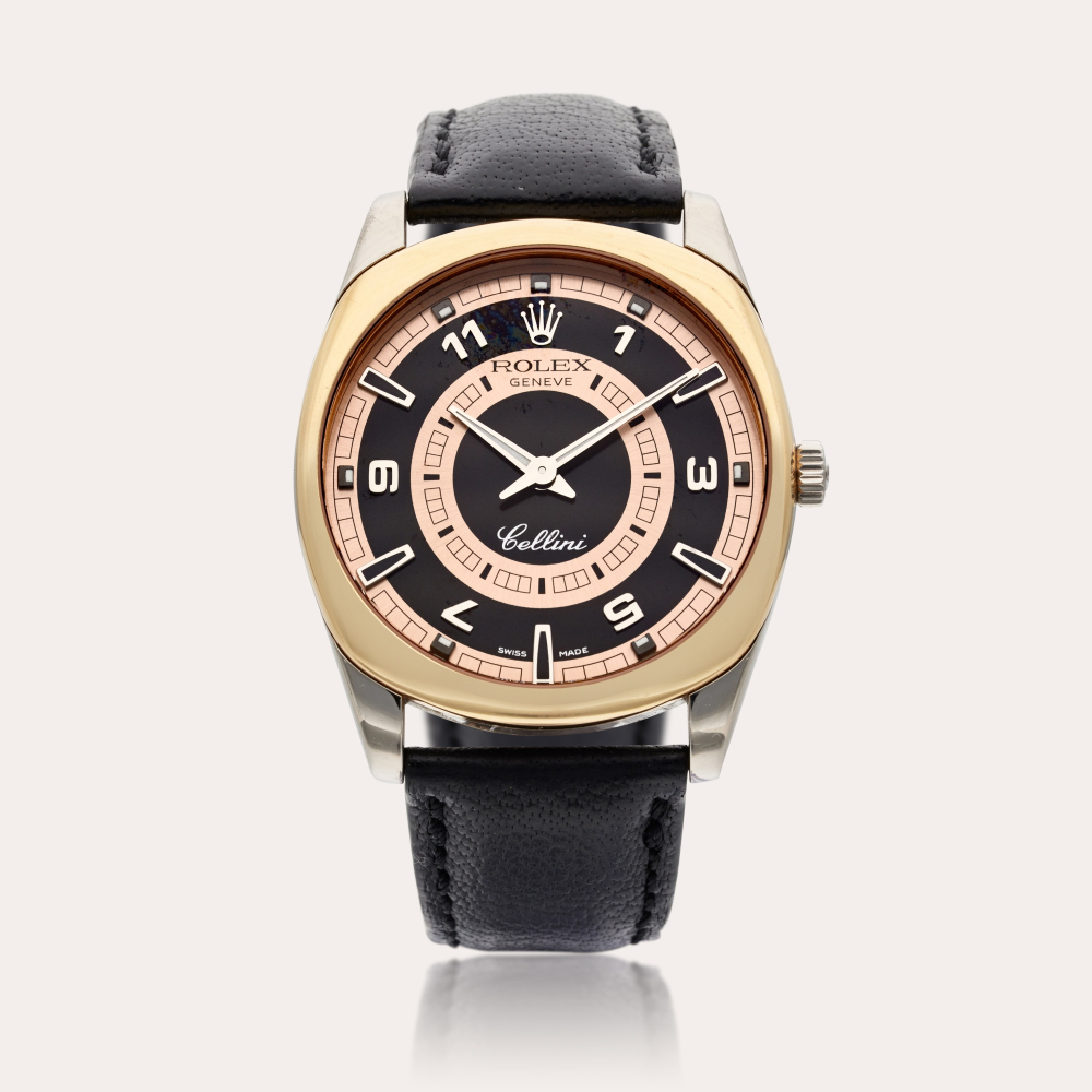 Rolex Reference 4243 Cellini | A yellow and white gold wristwatch, Circa 2005