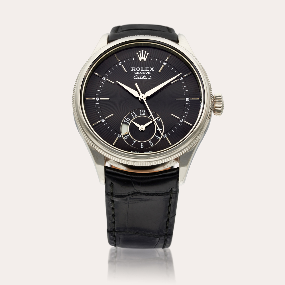 Rolex Reference 50529 Cellini | A white gold automatic dual time wristwatch with day/night indication, Circa 2017