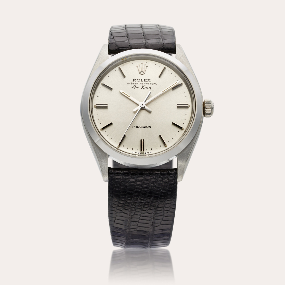 Rolex Reference 5500 Air-King | A stainless steel automatic wristwatch with date, Circa 1979