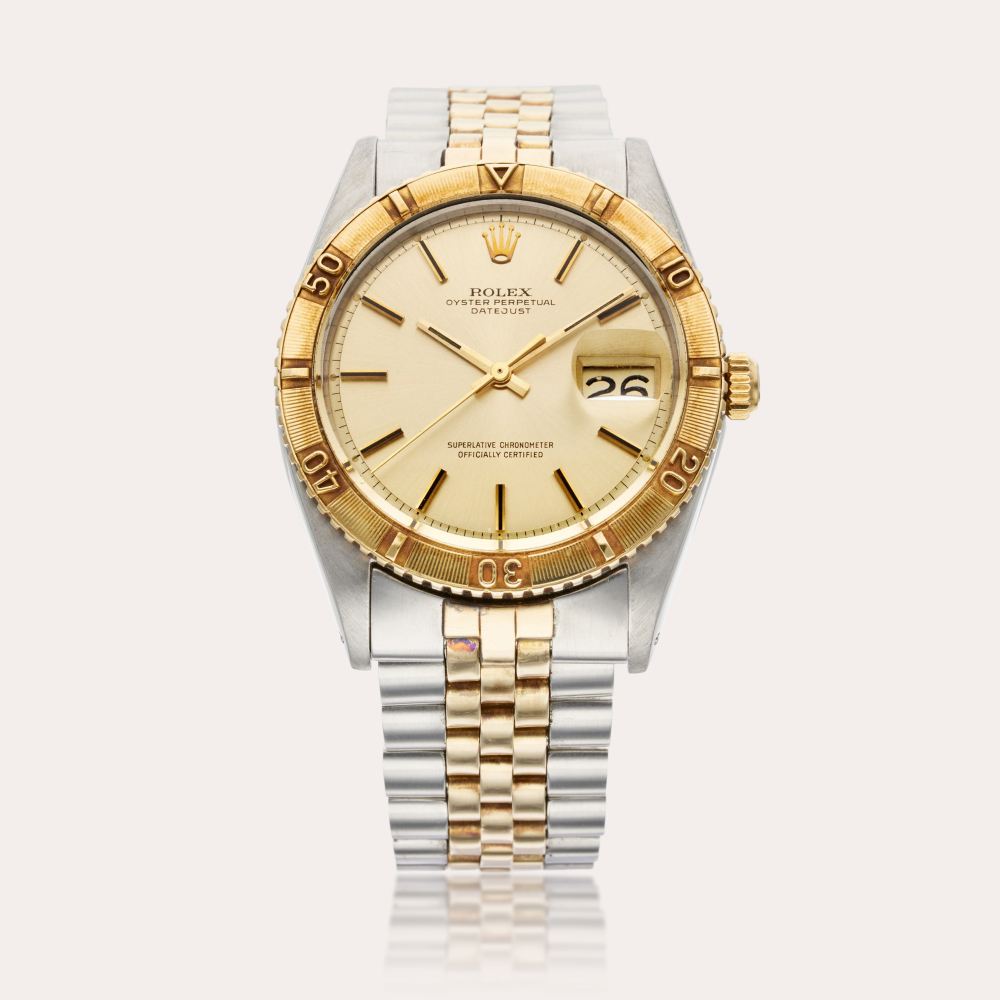 Rolex Reference 1625 Datejust ‘Turn-O-Graph’ | A stainless steel and yellow gold automatic wristwatch with date and bracelet, Circa 1971