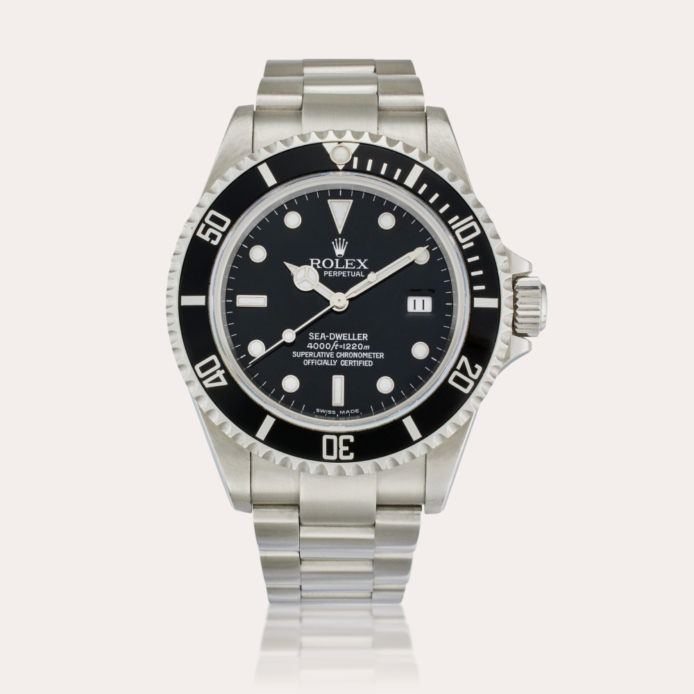Rolex Reference 16600 Sea-Dweller | A stainless steel automatic wristwatch with date and bracelet, Circa 2005