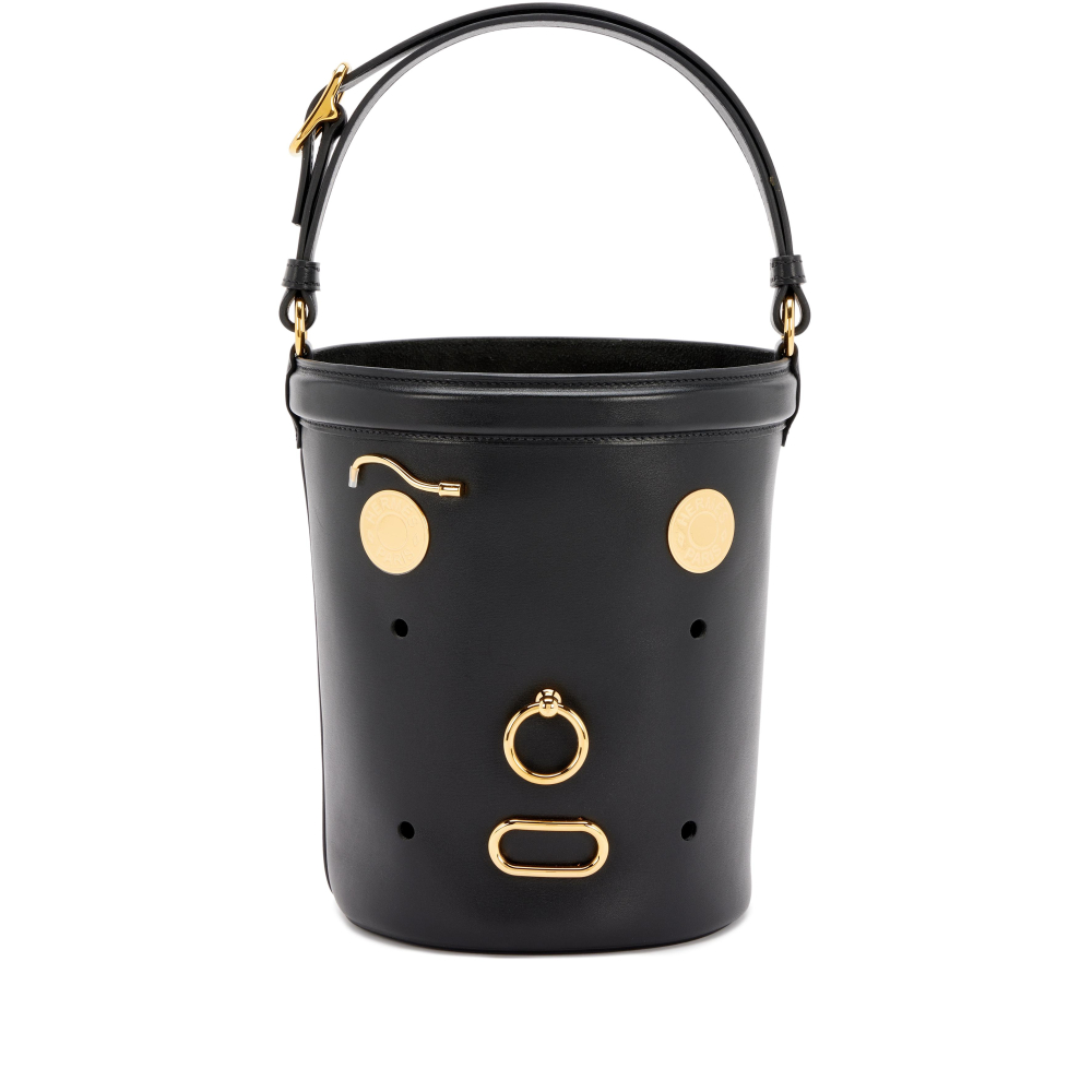 Hermès

Black Tadelakt Sac De Mangeoire Play Bag Gold Hardware, 2020