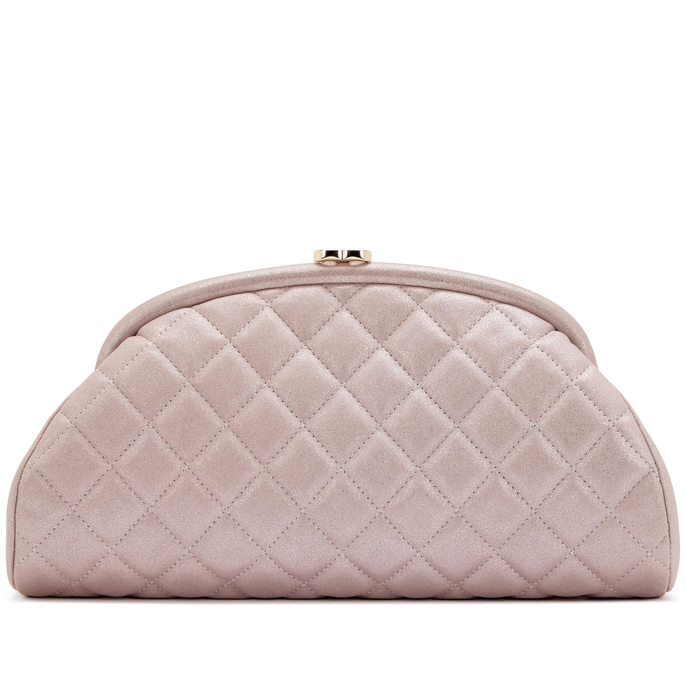 Chanel Light Purple Iridescent Quilted Lambskin Timeless Clutch Gold Hardware, 2014-2015