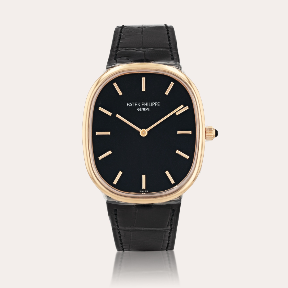 Patek PhilippeEllipse Jumbo 'stickered', reference 5738R-001 Montre bracelet en or rose | Pink gold wristwatch Vers 2021 | Circa 2021
