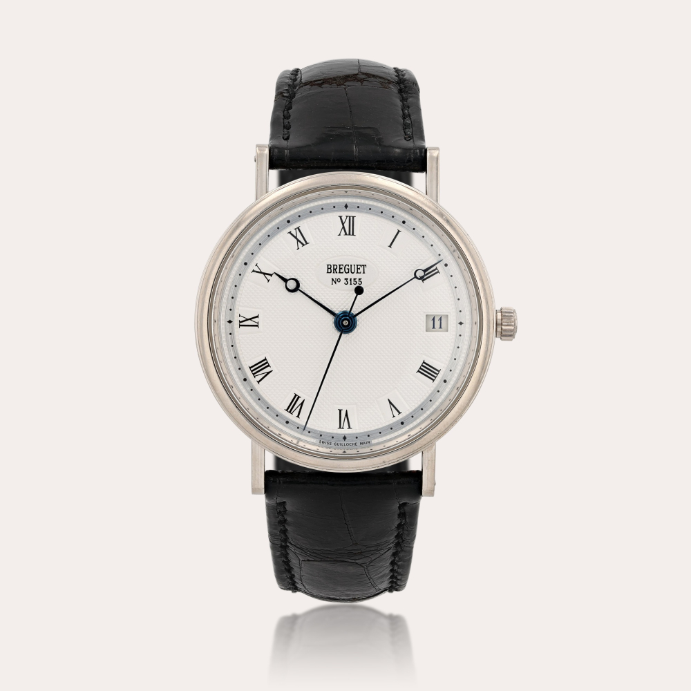 BreguetClassique, reference 5910 Montre bracelet en or blanc avec date | White gold wristwatch with date Vers 2000 | Circa 2000