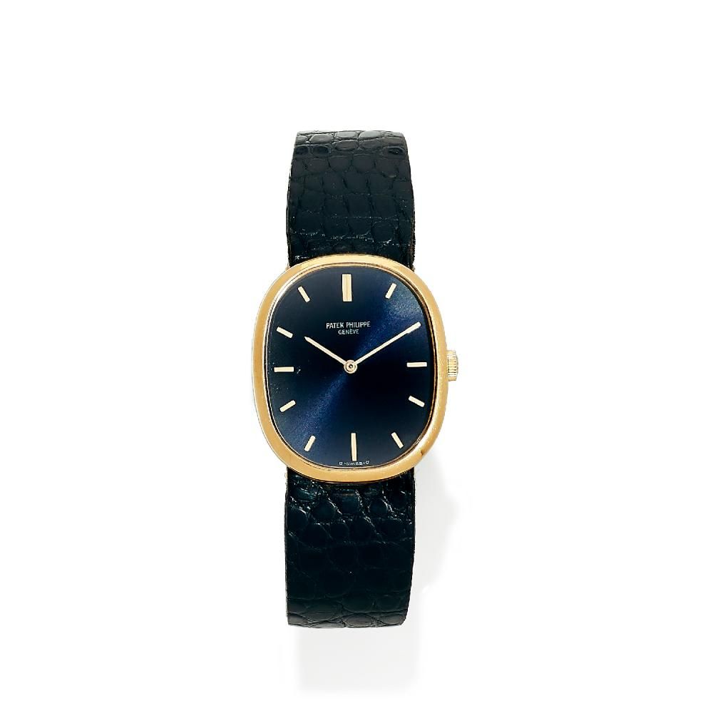 PATEK PHILIPPE ELLIPSE. REF. 3648 A gold manual winding wristwatch by Patek Philippe, from the 70's.