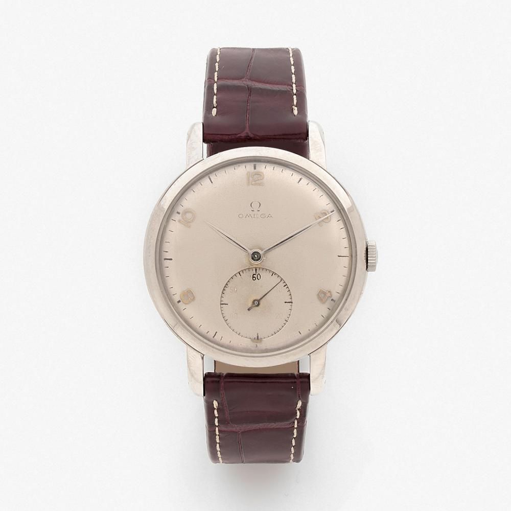 OMEGA OVERSIZE. REF. 2505-1 A stainless steel manual winding wristwatch by Omega, from the 50's.