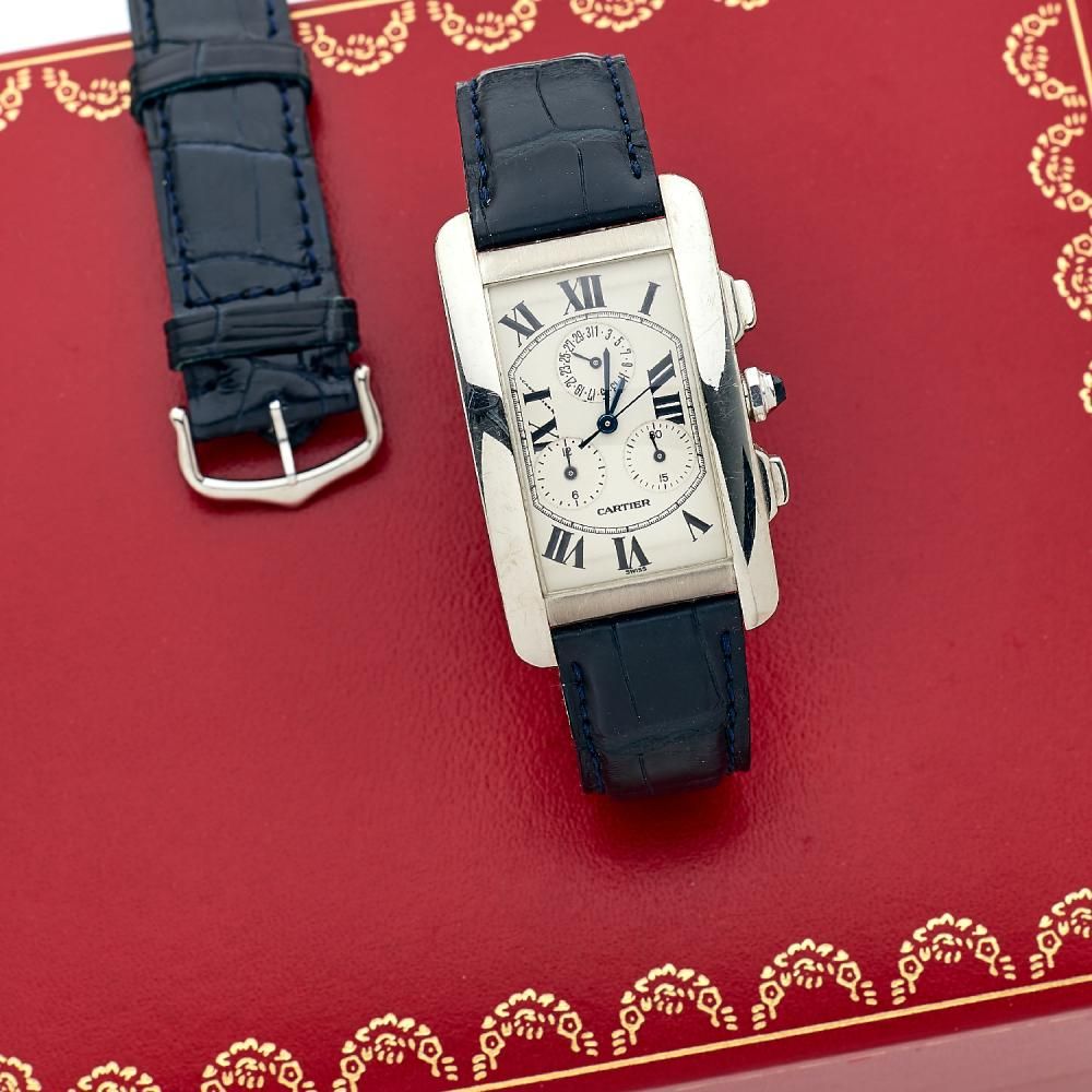 CARTIER TANK AMERICAINE CHRONOREFLEX.