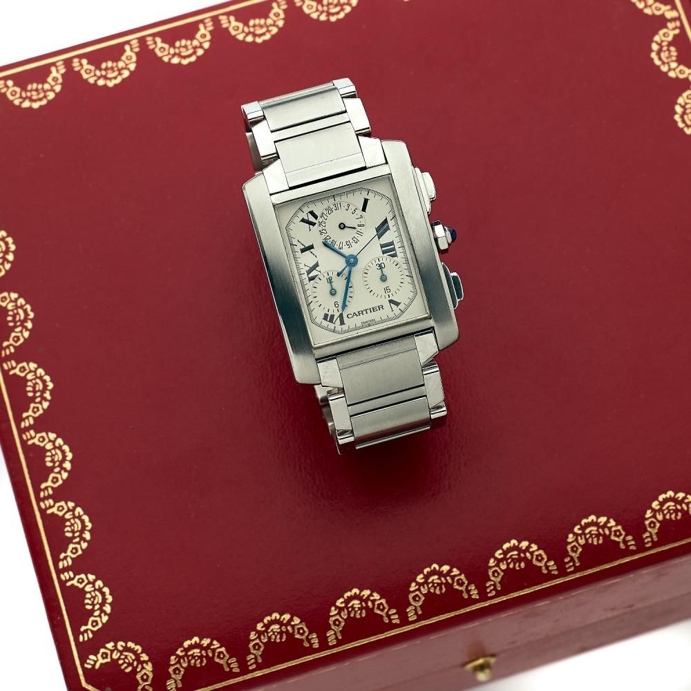 CARTIER TANK FRANÇAISE CHRONOREFLEX.