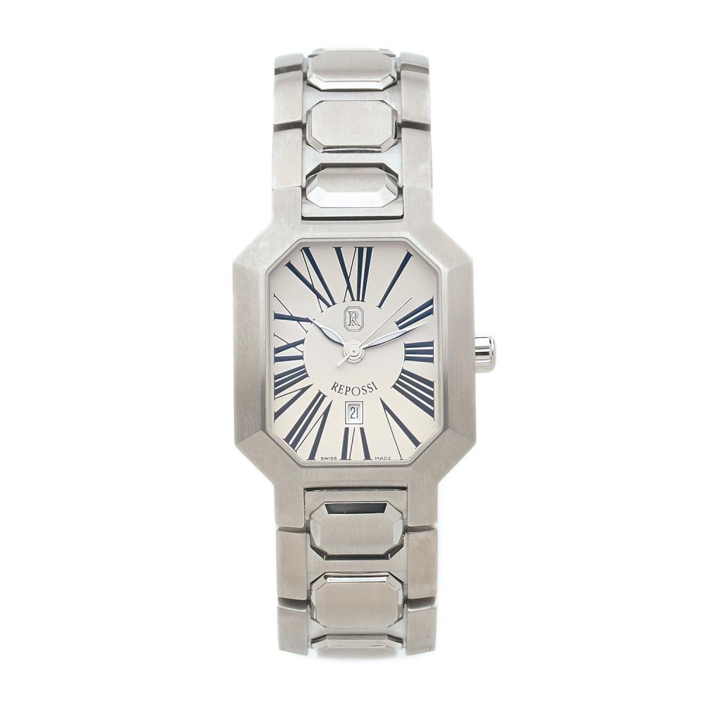 REPOSSI A stainless steel quartz wristwatch by Repossi. New condition.