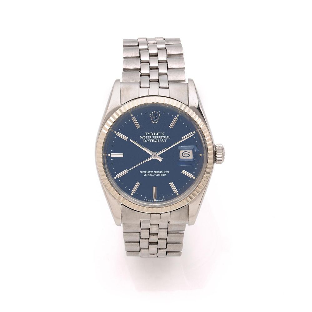 ROLEX DATEJUST. REF. 16014. A stainless steel self winding wristwatch by Rolex, circa 1979.